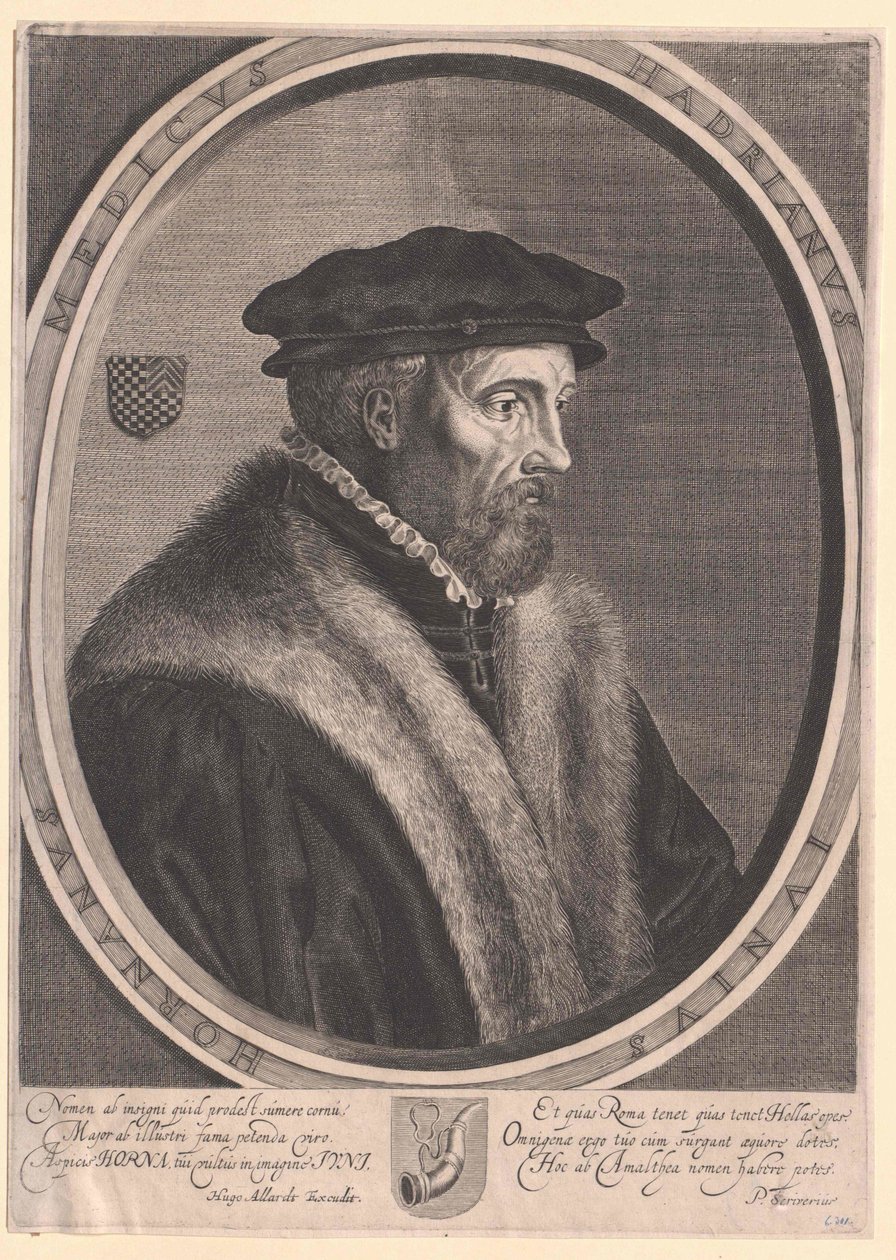 Hadrianus Junius av Artist Unknown