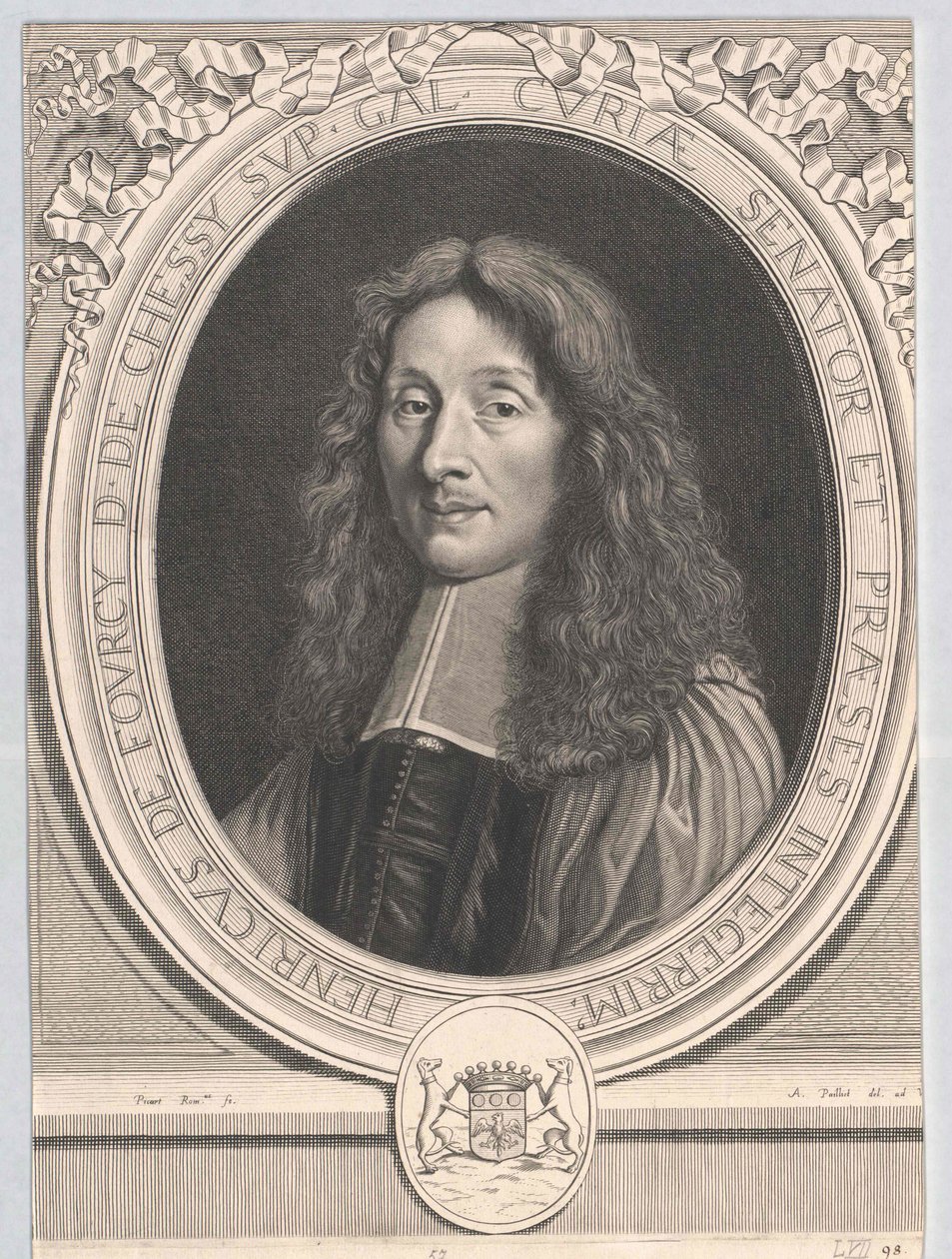 Henri II Fourcy (tryckning) av Artist Unknown