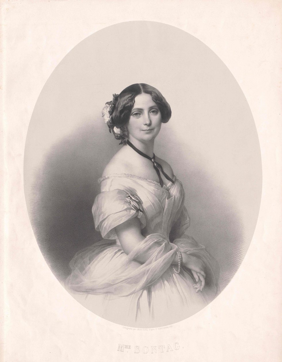 Henriette Gertrude Walpurgis Sontag av Artist Unknown