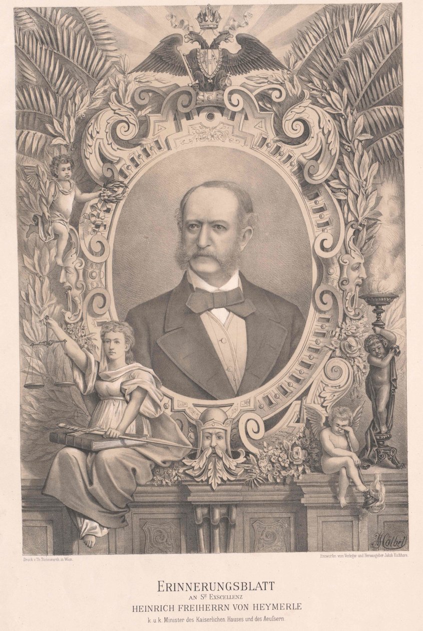 Henrik Baron von Haymerle av Artist Unknown