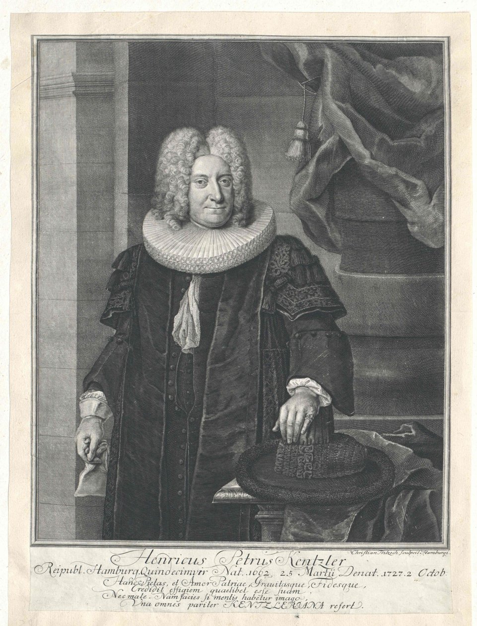 Henry Peter Kentzler av Artist Unknown