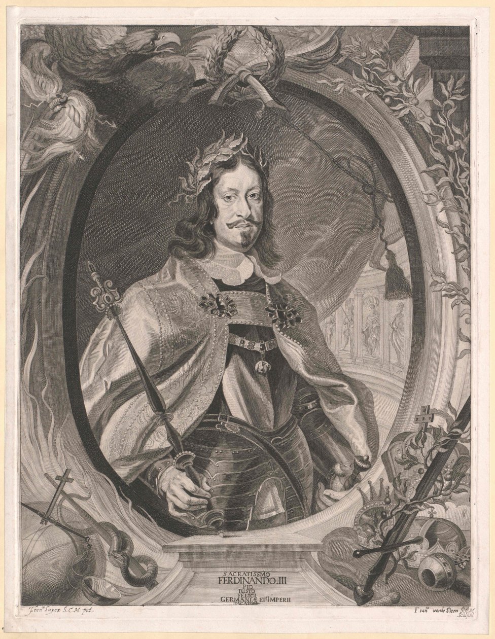 Tysk-romerska kejsaren Ferdinand III av Artist Unknown