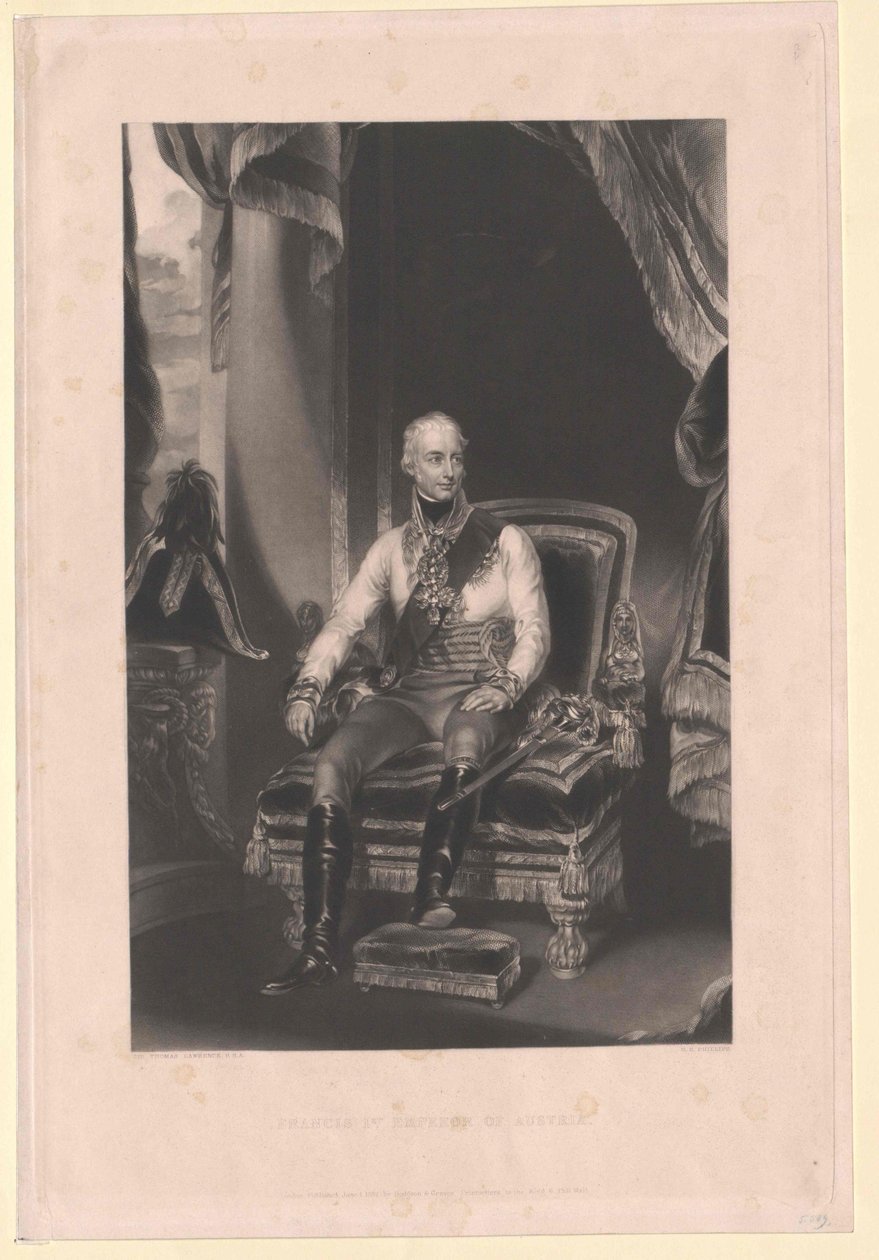 Heliga romerska kejsaren Franciskus II av Artist Unknown