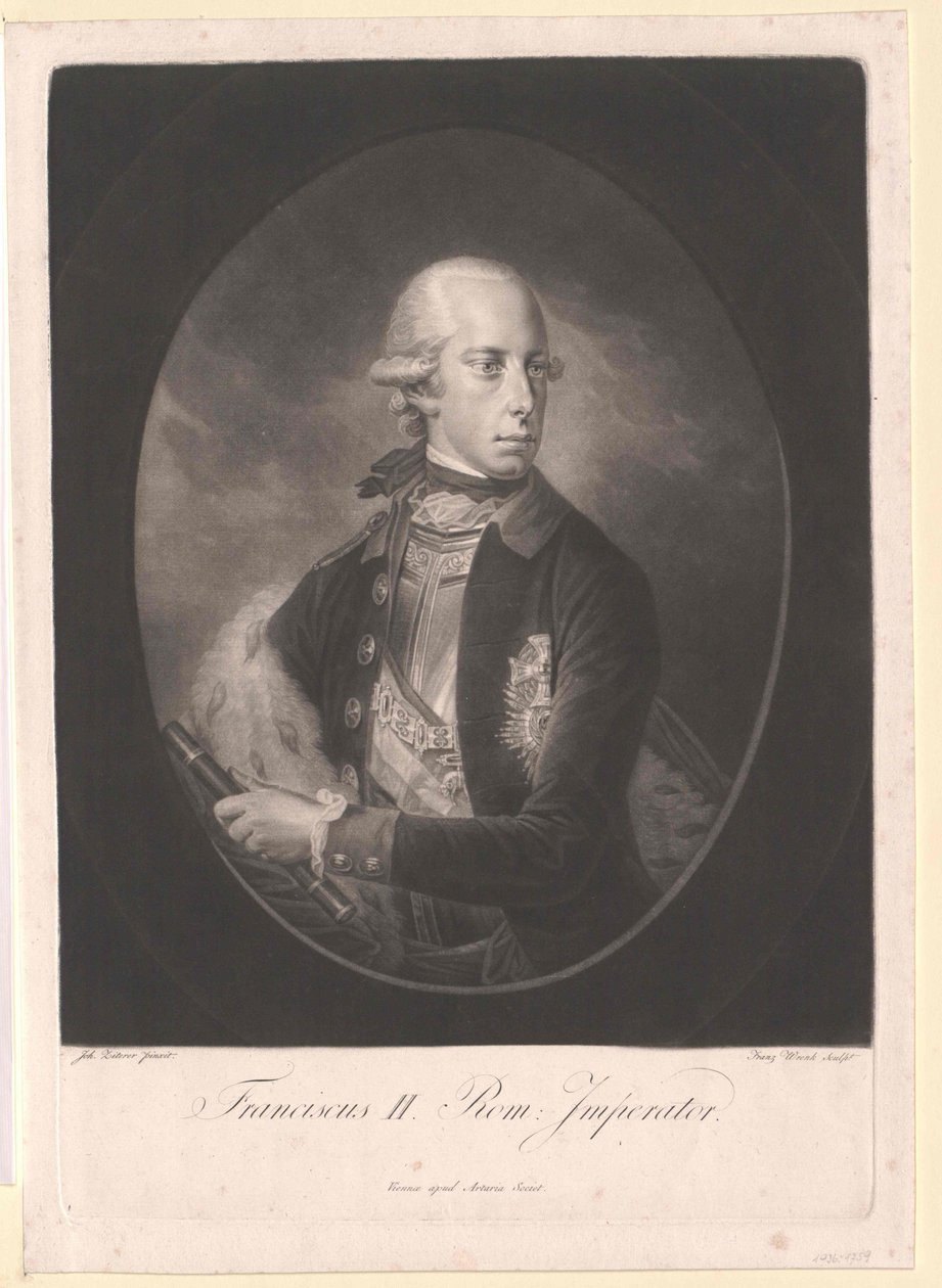 Tysk-romerske kejsaren Franciskus II av Artist Unknown