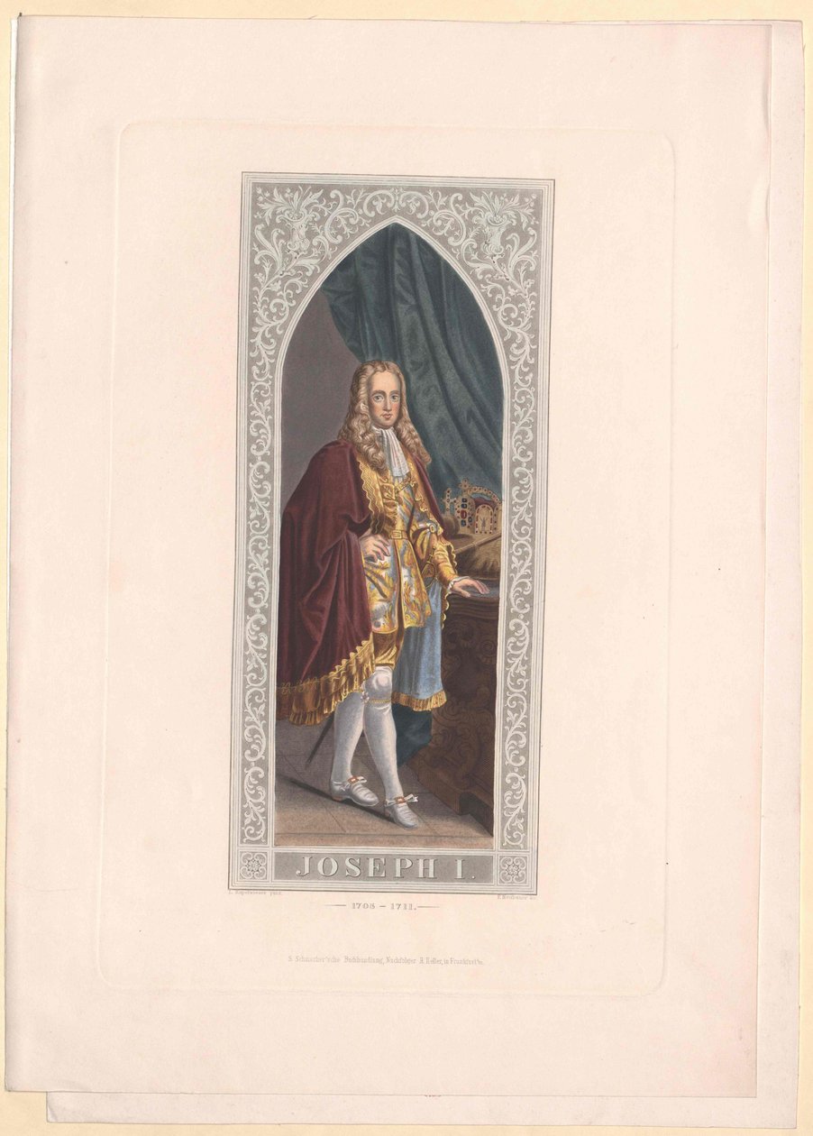 Tysk-romerska kejsaren Josef I av Artist Unknown