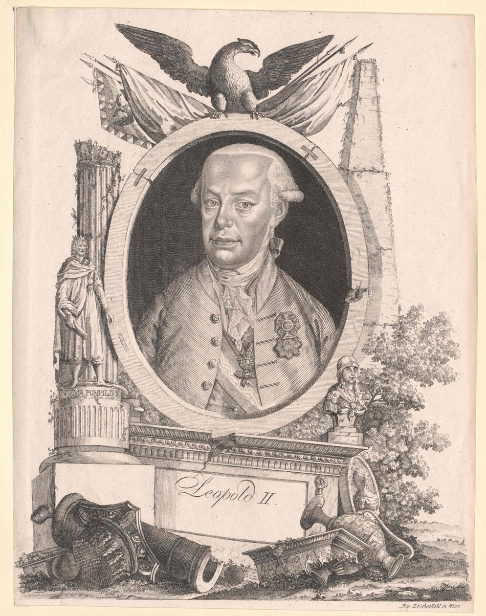 Tysk-romerske kejsaren Leopold II av Artist Unknown