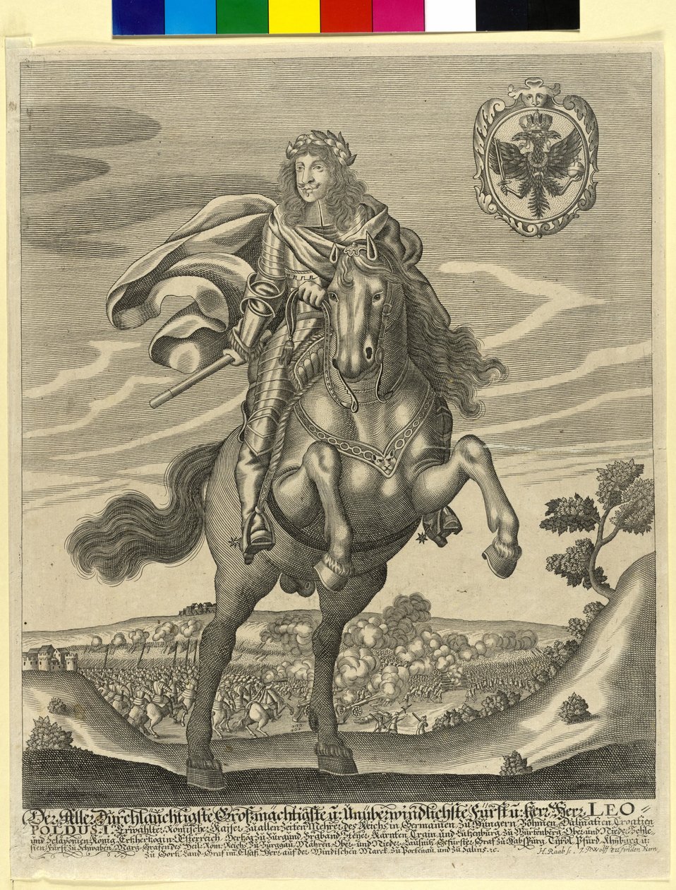 Tysk-romerska kejsaren Leopold I av Artist Unknown