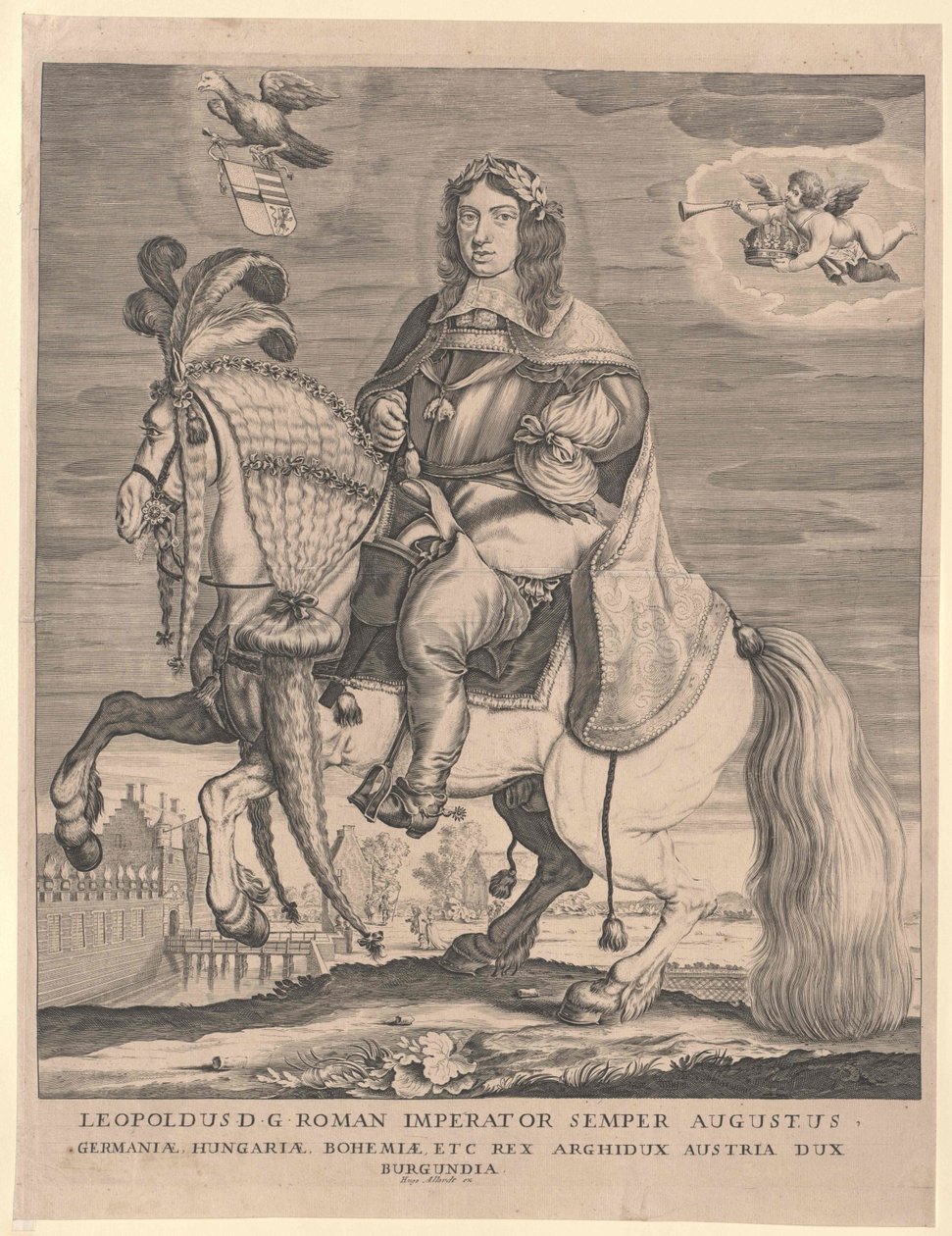 Tysk-romerska kejsaren Leopold I av Artist Unknown