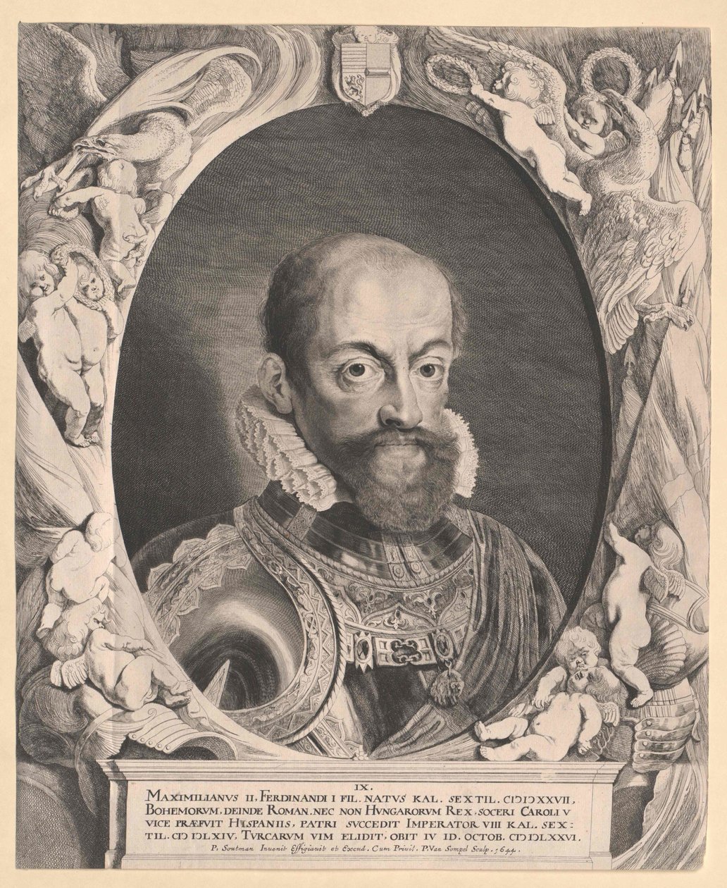 Tysk-romerska kejsaren Maximilian II av Artist Unknown
