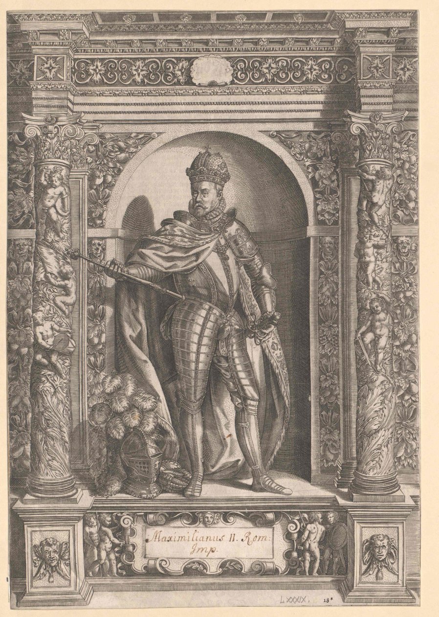 Tysk-romerska kejsaren Maximilian II av Artist Unknown