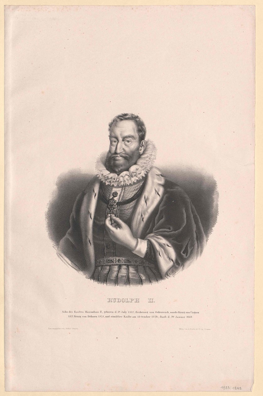 Tysk-romerske kejsaren Rudolf II av Artist Unknown