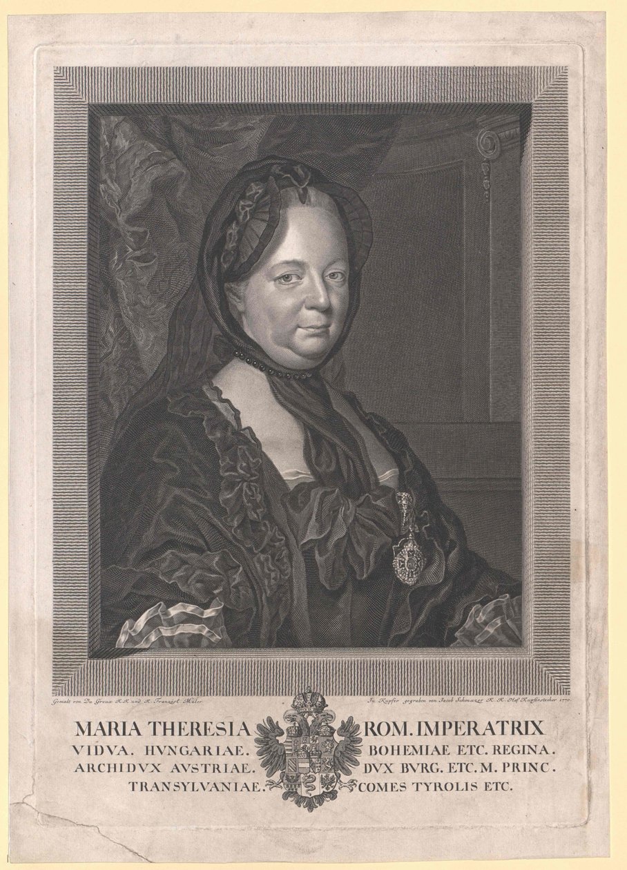 Heliga romerska kejsarinnan Maria Theresia av Artist Unknown