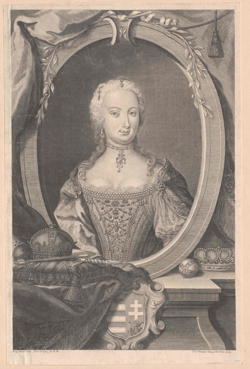 Heliga romerska kejsarinnan Maria Theresia av Artist Unknown