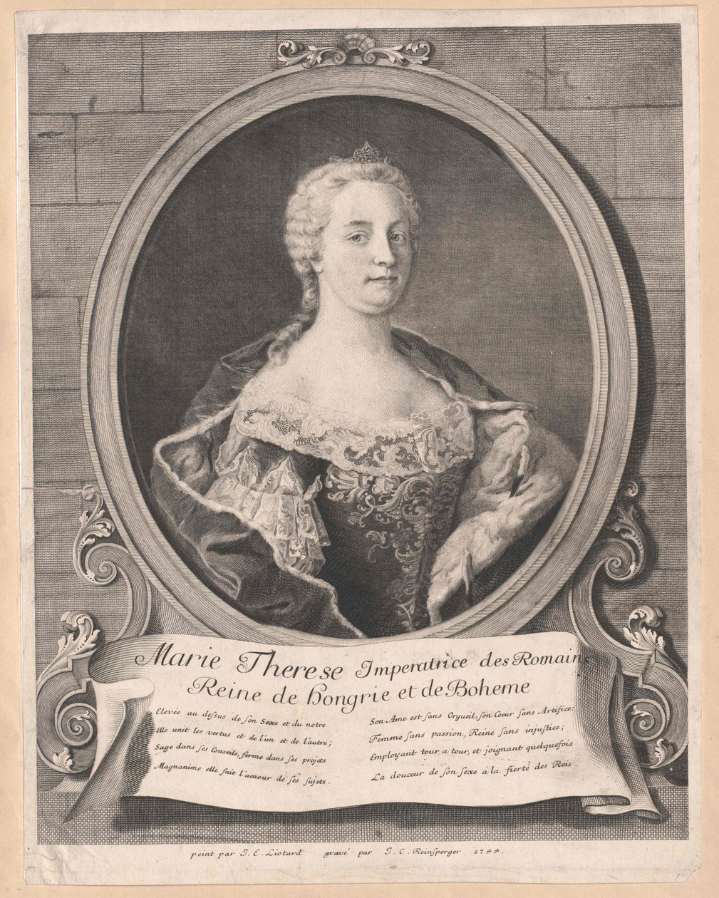 Heliga romerska kejsarinnan Maria Theresia av Artist Unknown