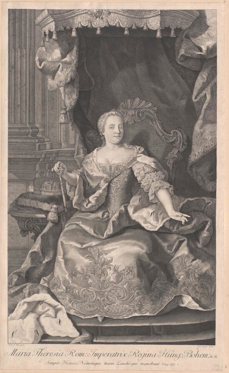 Heliga romerska kejsarinnan Maria Theresia av Artist Unknown