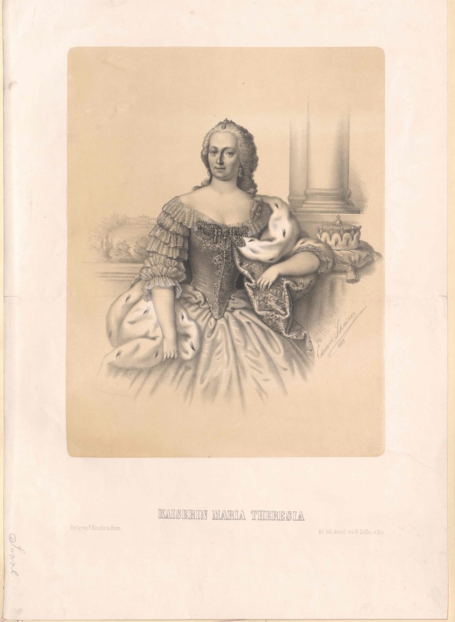 Heliga romerska kejsarinnan Maria Theresia av Artist Unknown
