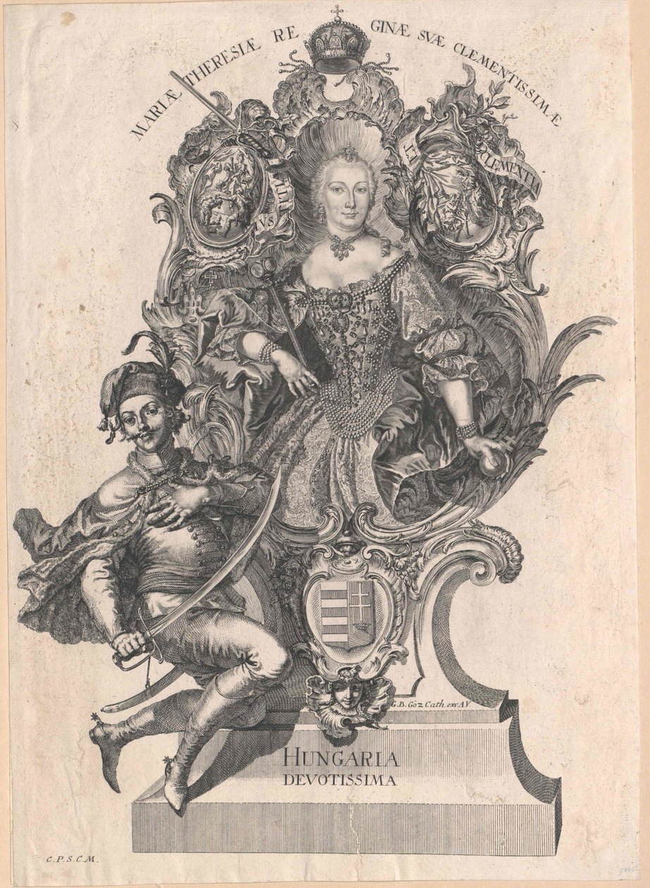 Heliga romerska kejsarinnan Maria Theresia av Artist Unknown