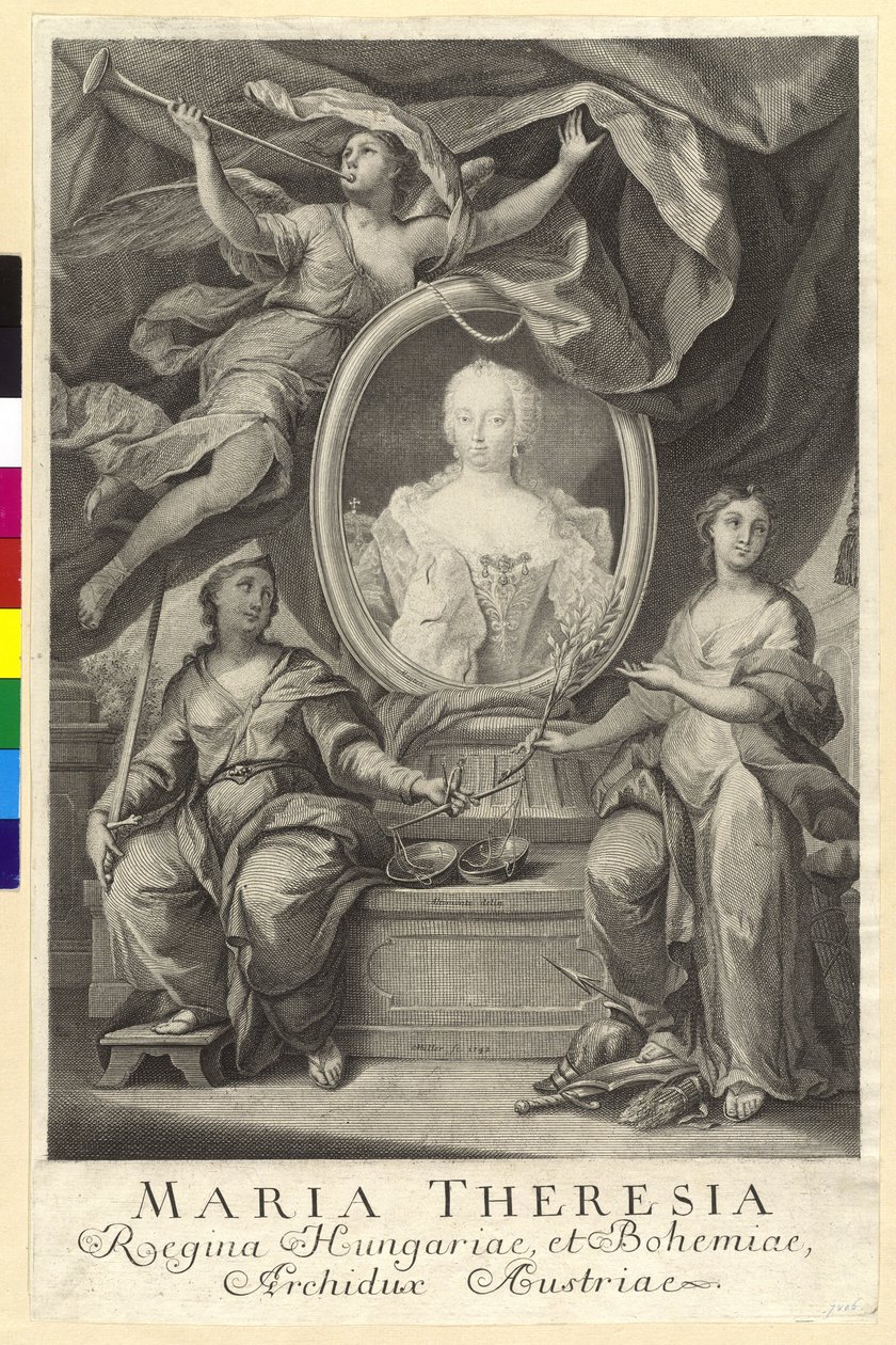 Heliga romerska kejsarinnan Maria Theresia av Artist Unknown
