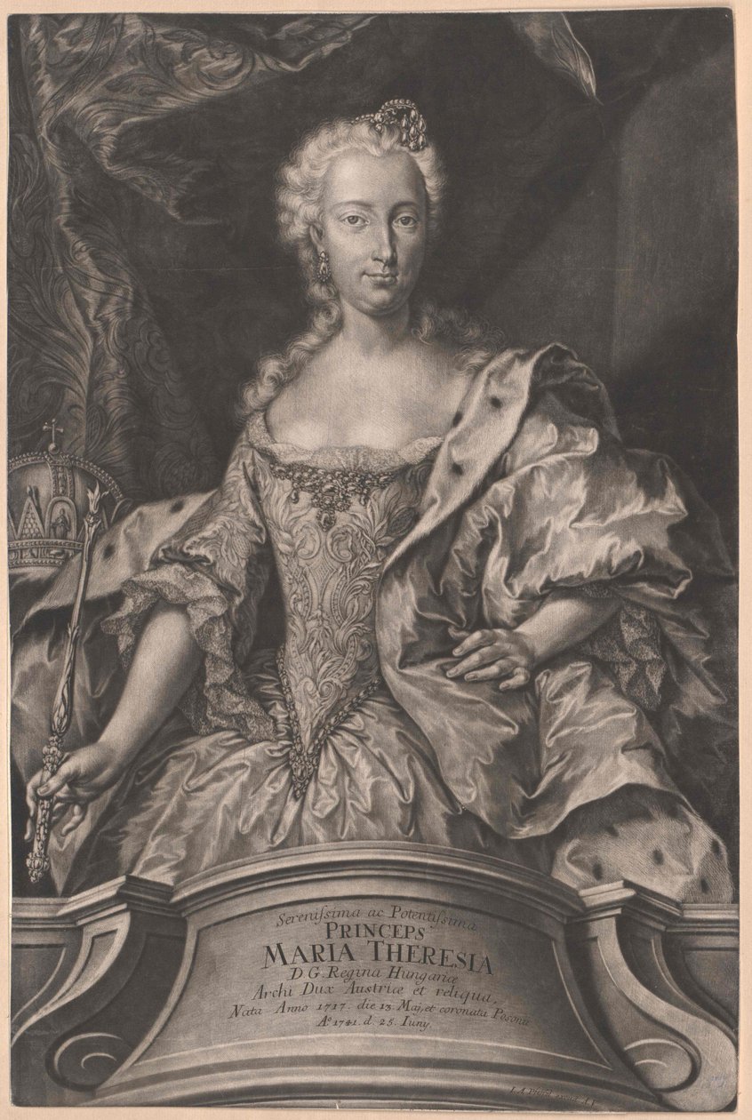 Heliga romerska kejsarinnan Maria Theresia av Artist Unknown