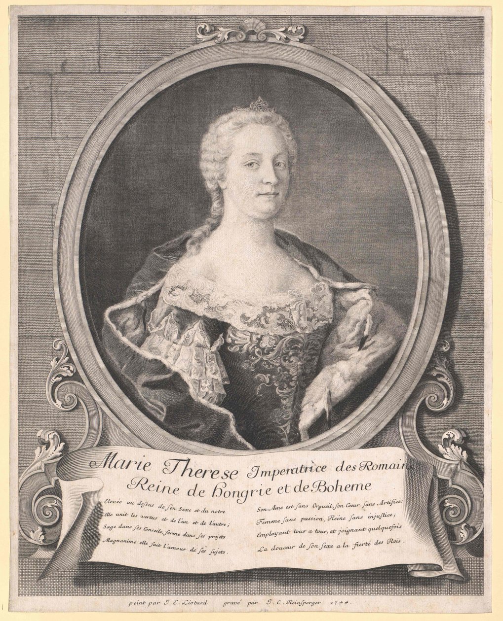 Heliga romerska kejsarinnan Maria Theresia av Artist Unknown