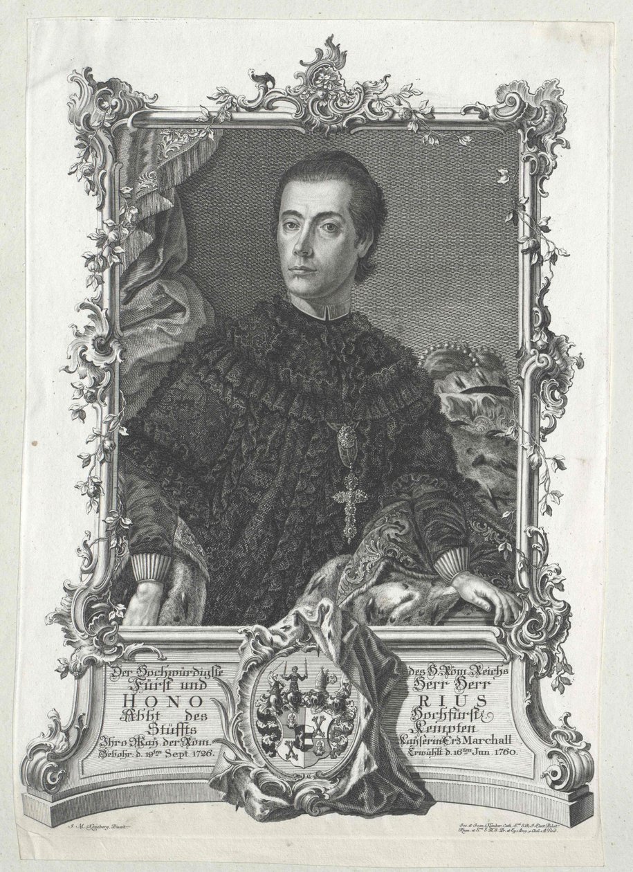 Honorius Roth von Schreckenstein av Artist Unknown