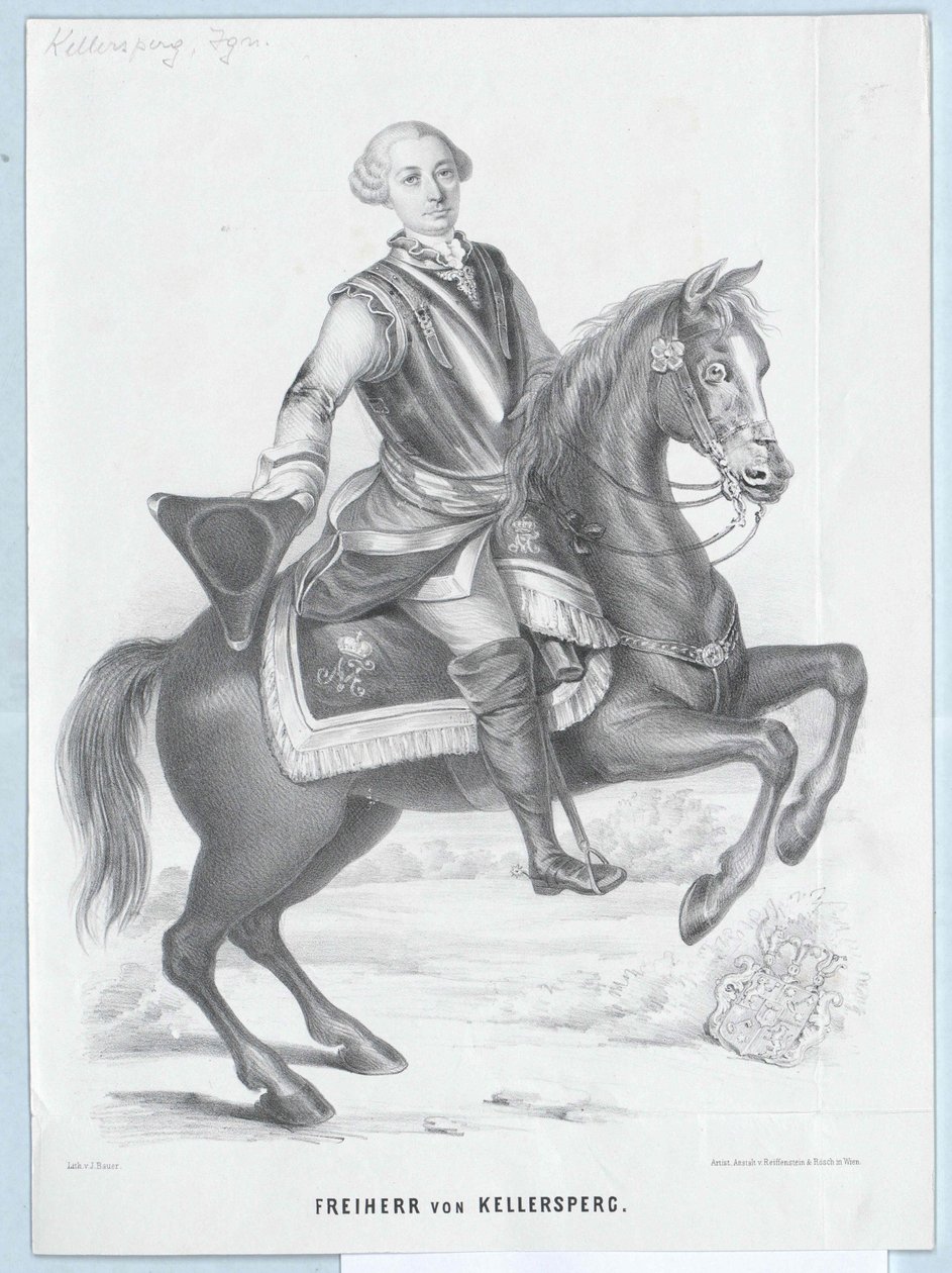Ignatius baron von Kellersperg av Artist Unknown