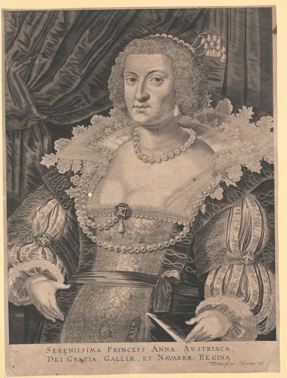 Infanta av Spanien Anna av Artist Unknown