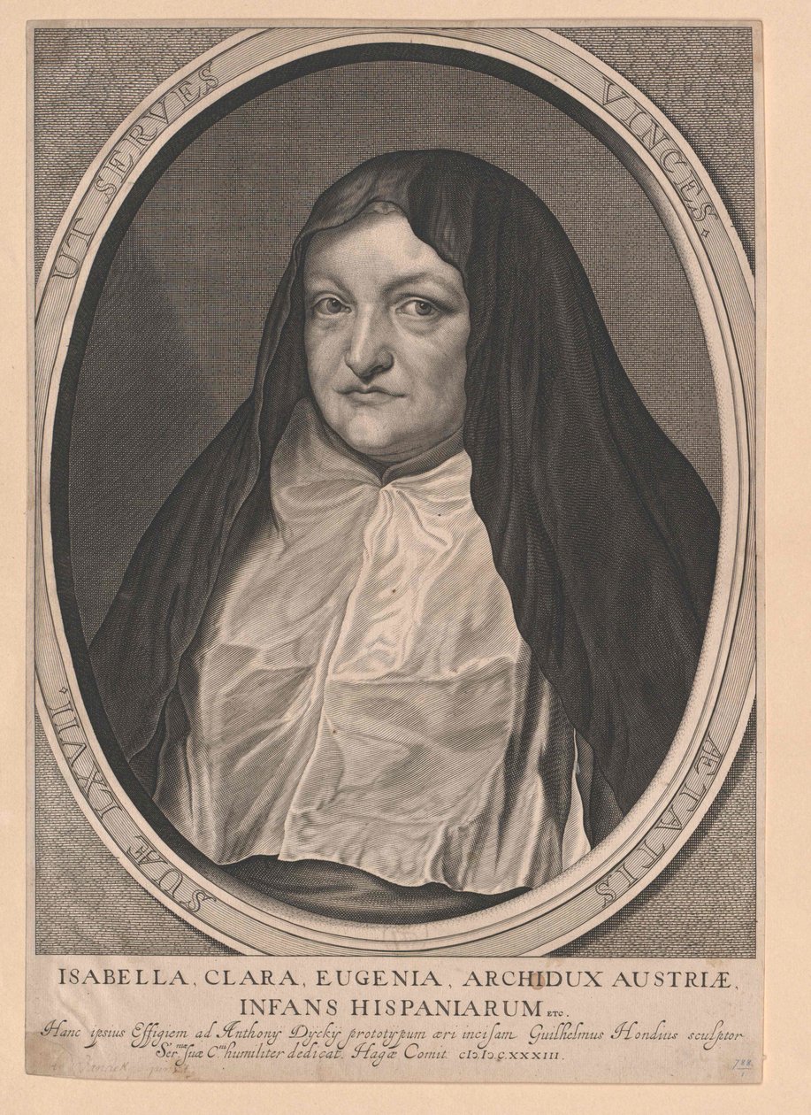 Infanta av Spanien Isabella Clara Eugenia av Artist Unknown