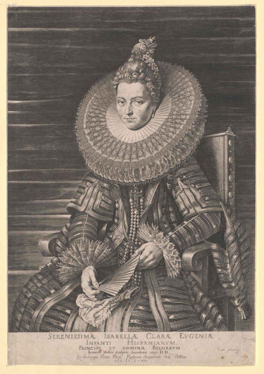 Infanta av Spanien Isabella Clare Eugenia av Artist Unknown