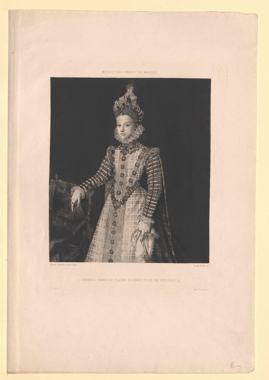 Infanta av Spanien Isabella Clare Eugenia av Artist Unknown