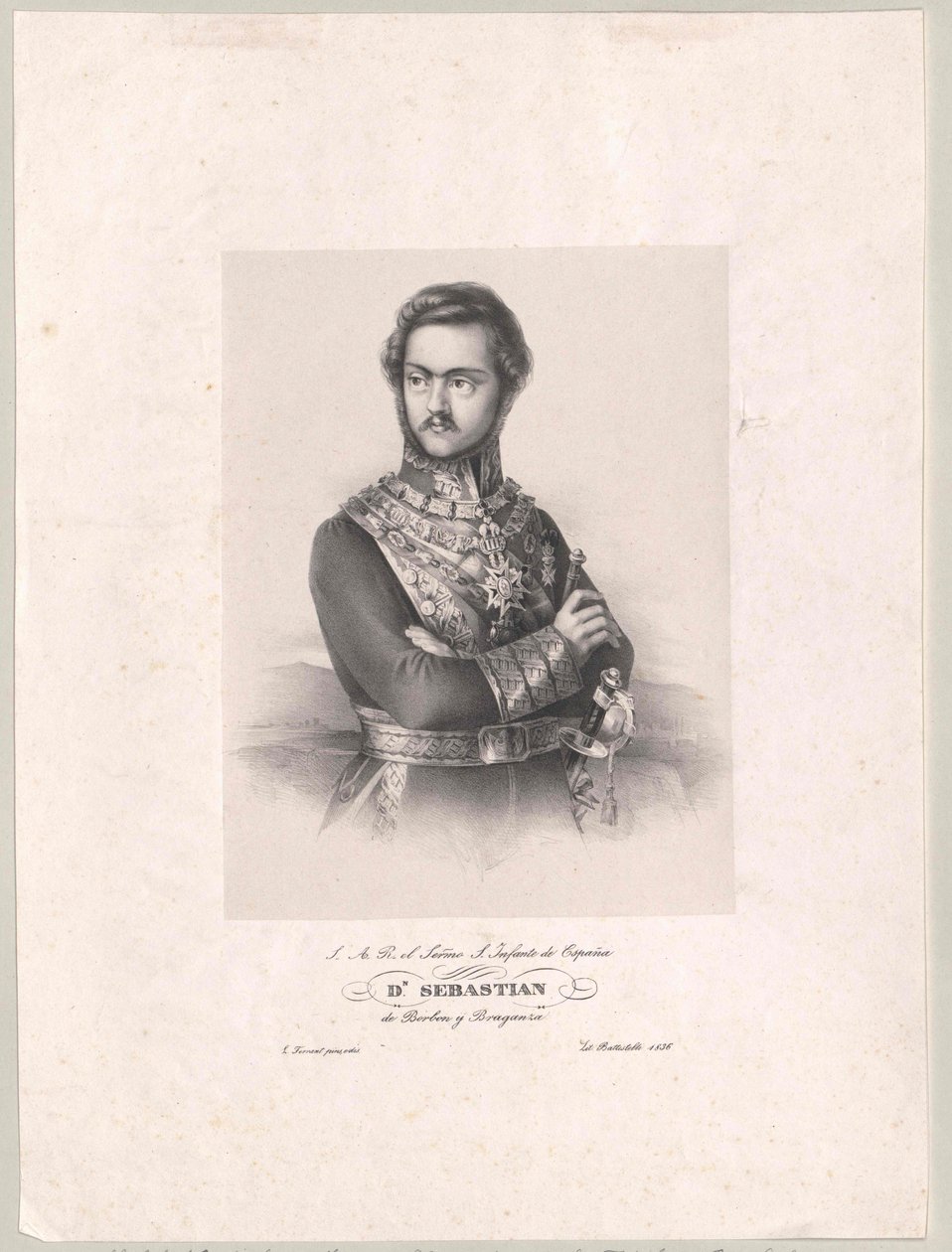 Infant av Spanien Sebastian av Artist Unknown