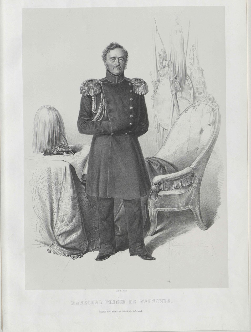 Ivan greve Paskevich-Erivan av Artist Unknown