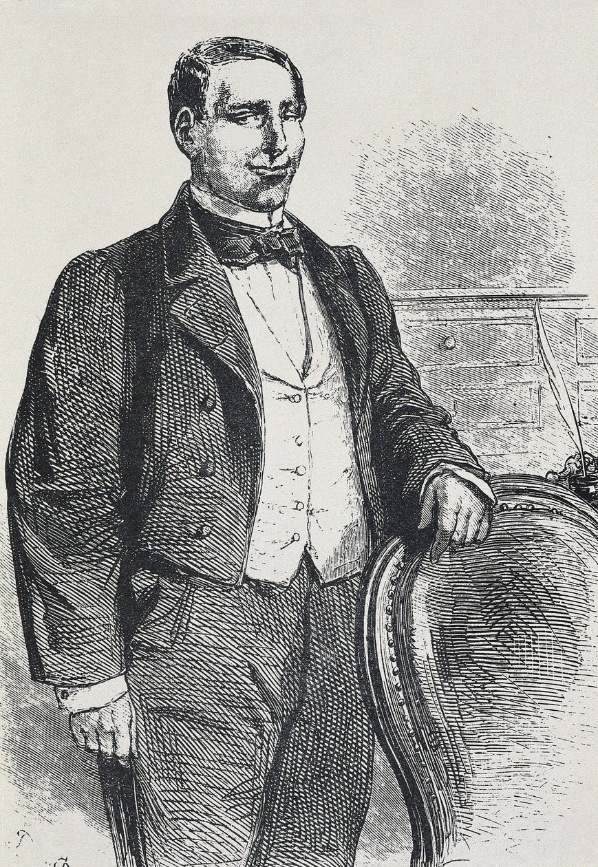 JUAREZ GARCIA, Benito (1806-1872) (etsning) av Artist Unknown