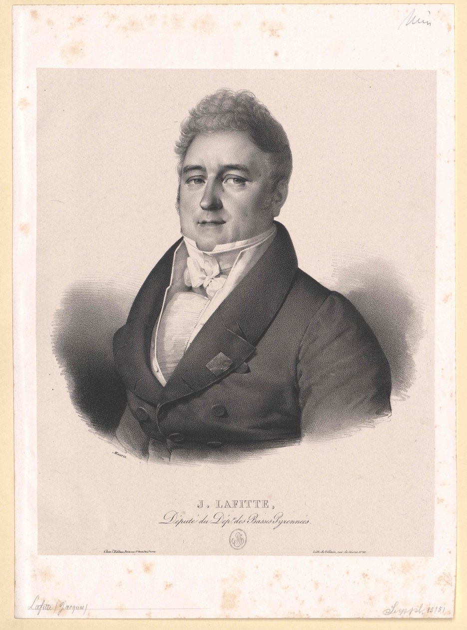 Jacques Lafitte av Artist Unknown
