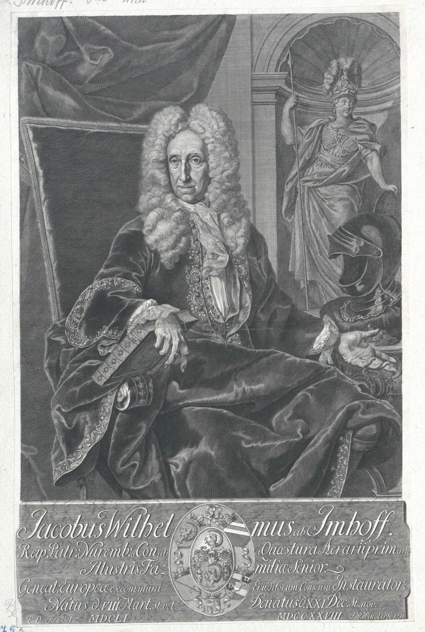 Jakob Wilhelm Imhof av Artist Unknown