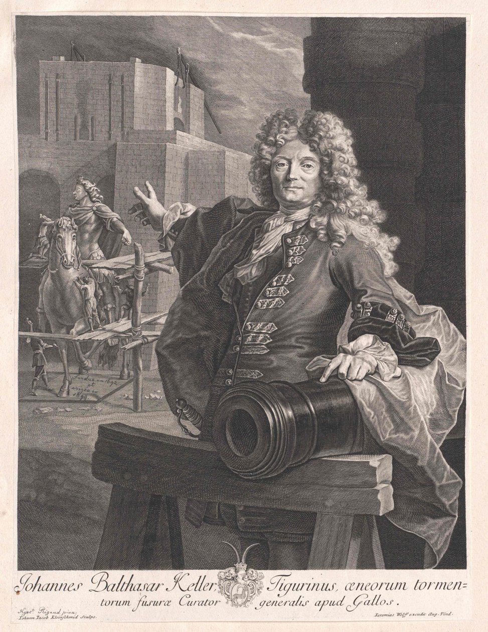 Jean Balthazar Keller av Artist Unknown