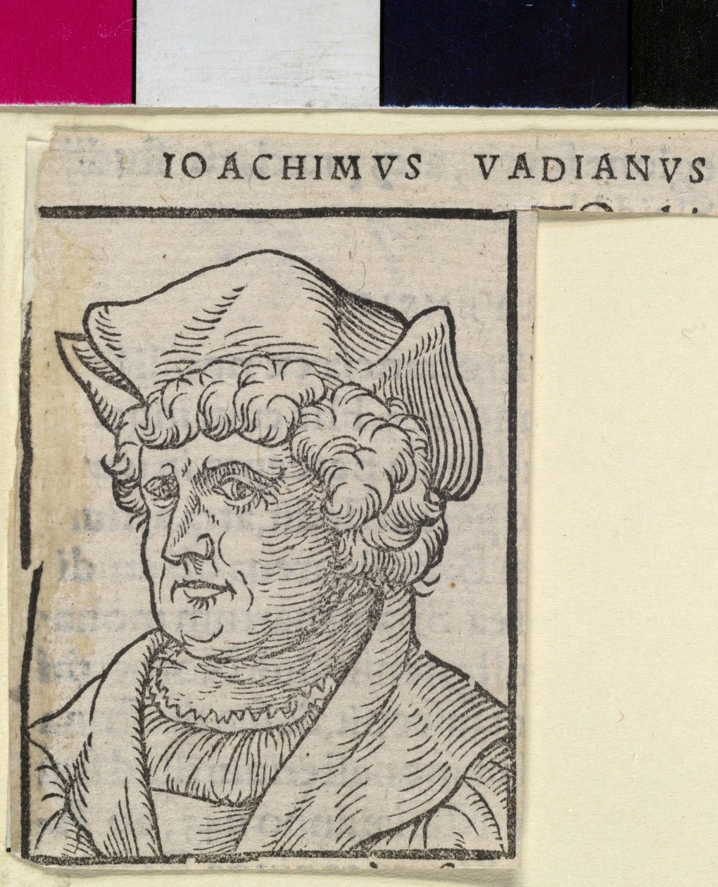 Joachim von Watt (tryck) av Artist Unknown