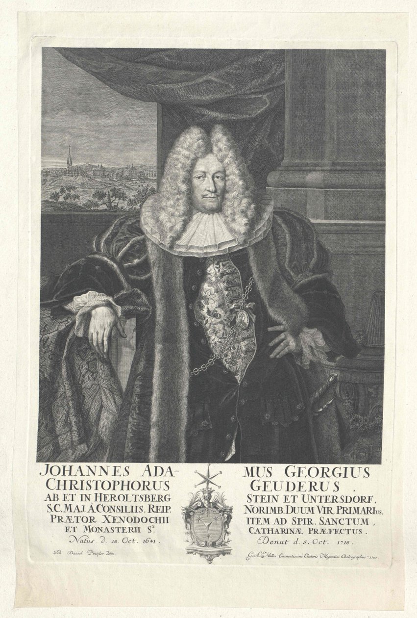 Johann Adam Georg Christoph Geuder von und zu Heroldsberg av Artist Unknown