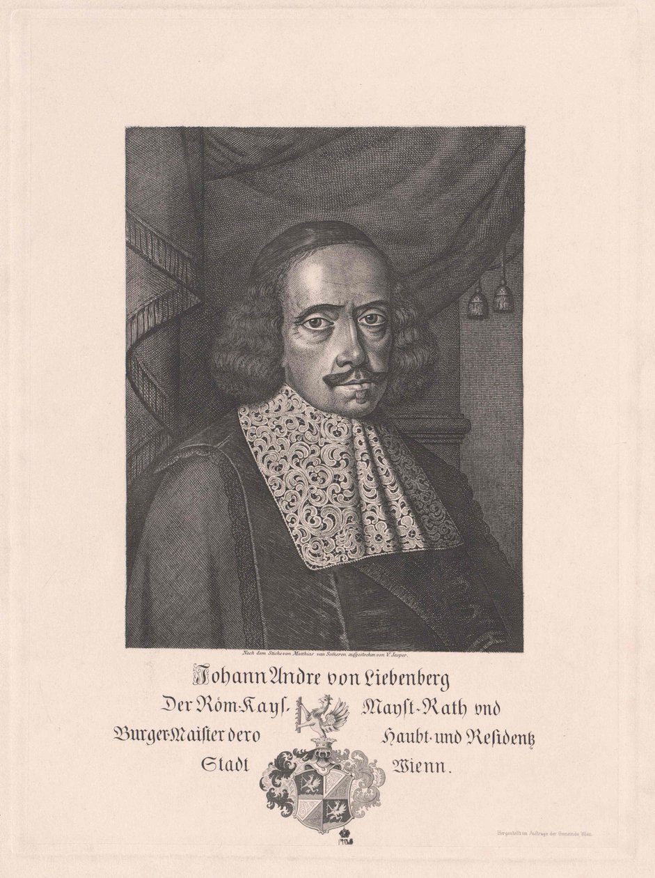Johann Andreas von Liebenberg (tryck) av Artist Unknown