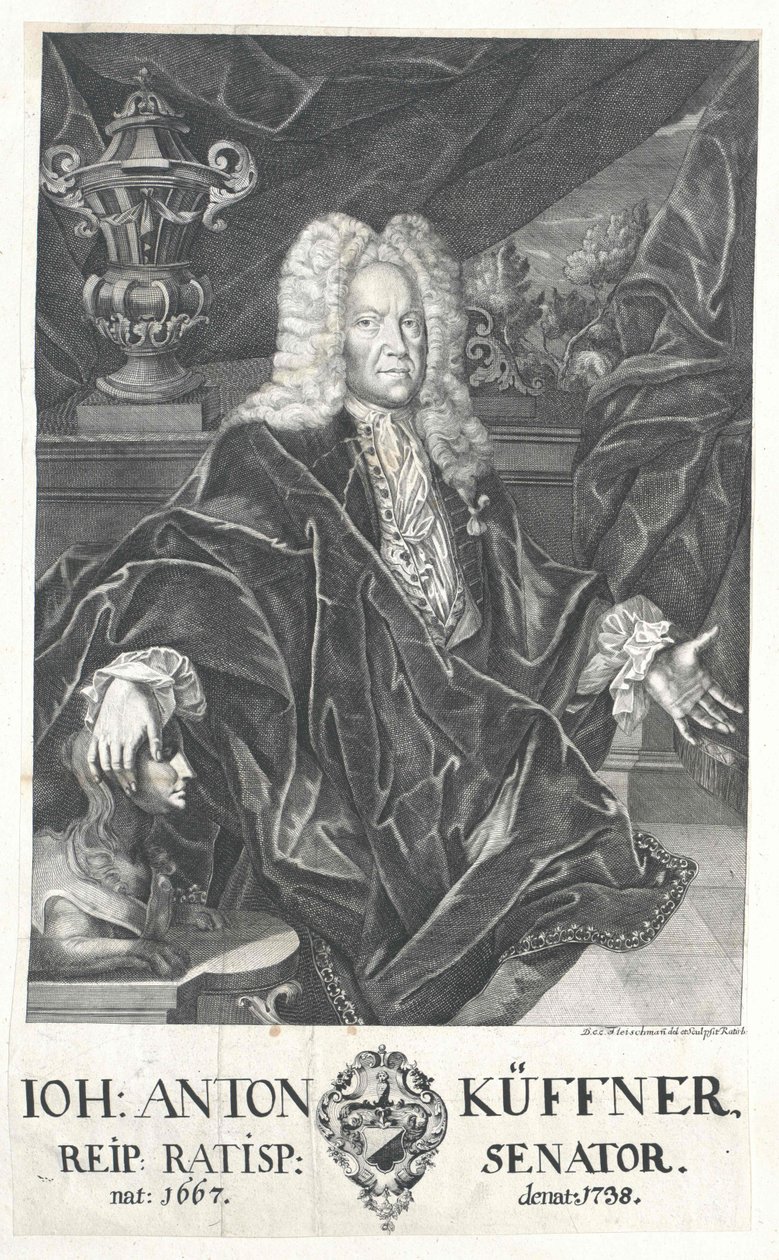 Johann Anton Kueffner av Artist Unknown