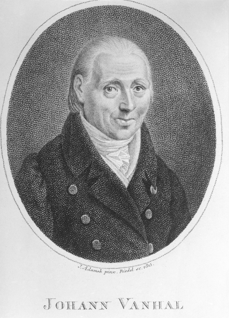 Johann Baptist Vanhal av Artist Unknown