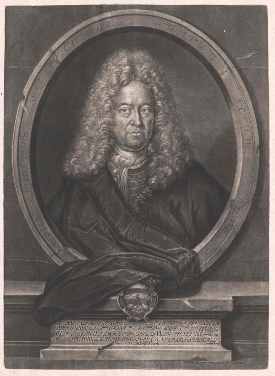 Johann Christoph von Ettner och Eiteritz av Artist Unknown