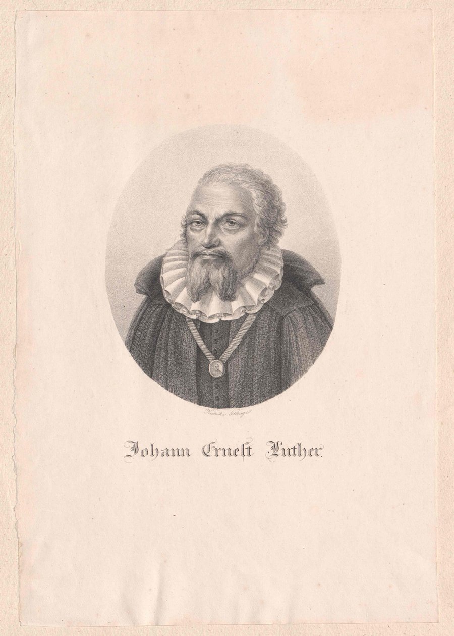 Johann Ernst Luther av Artist Unknown
