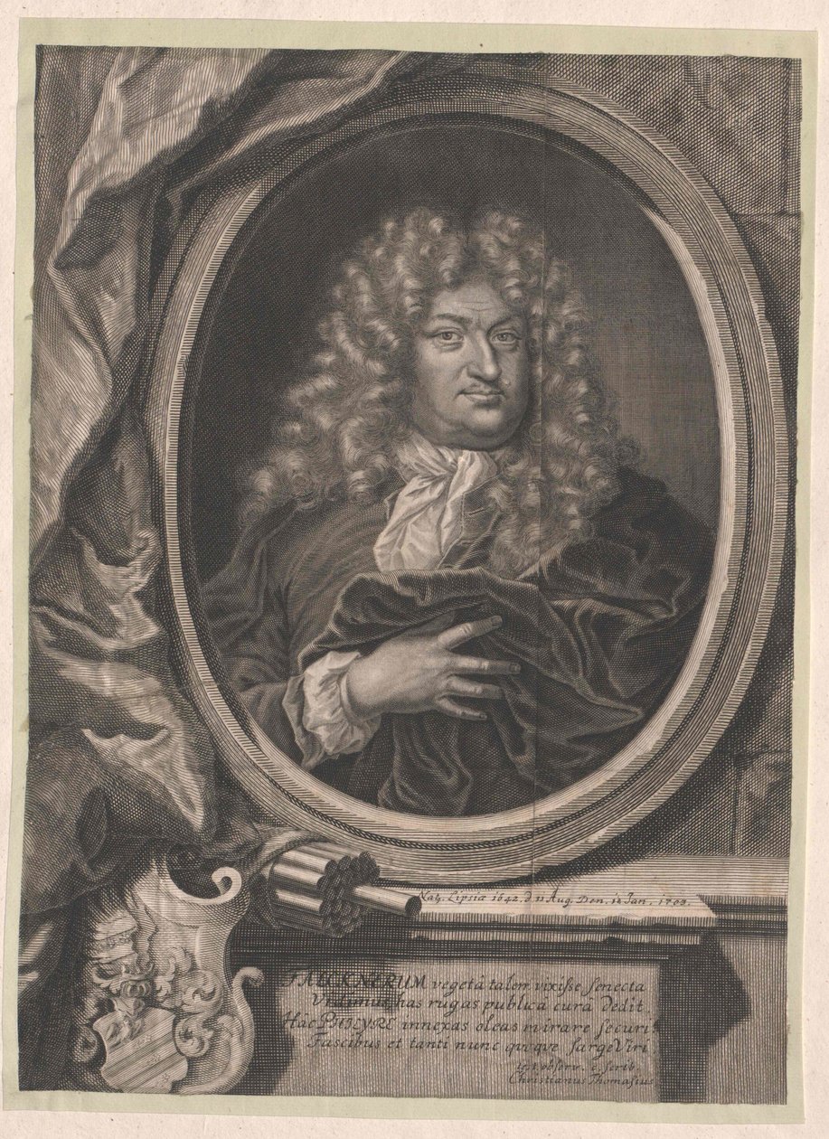 Johann Friedrich Falckner (tryck) av Artist Unknown