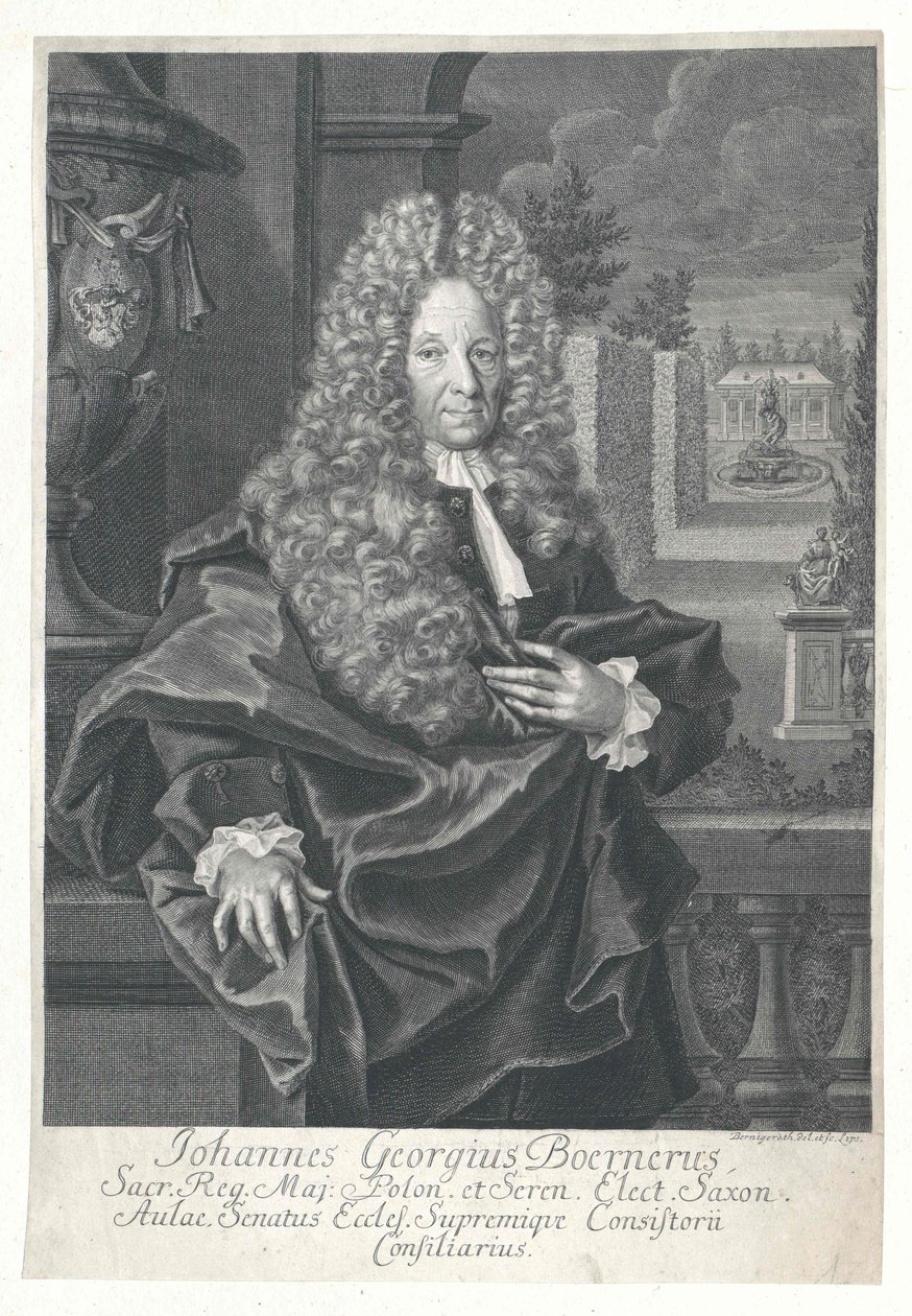 Johann Georg Boerner av Artist Unknown