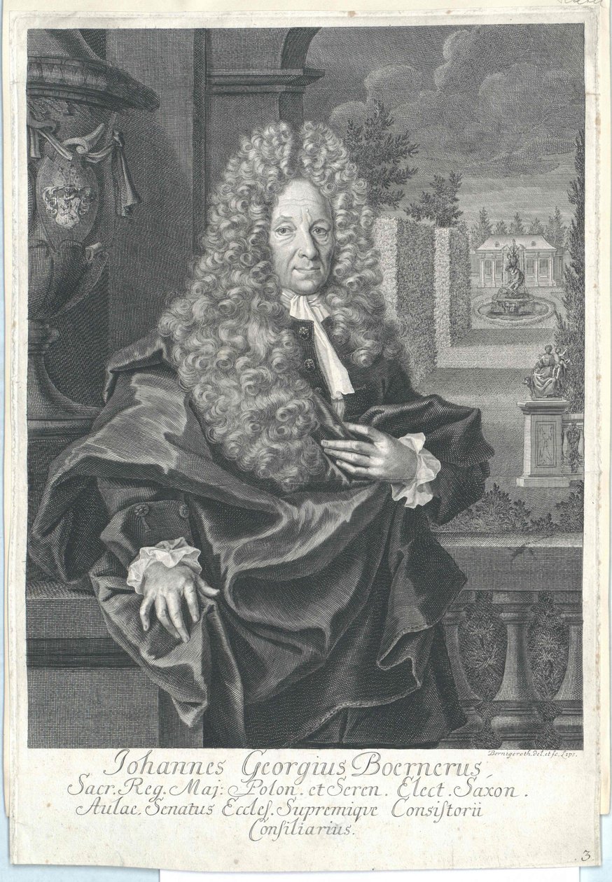 Johann Georg Boerner av Artist Unknown