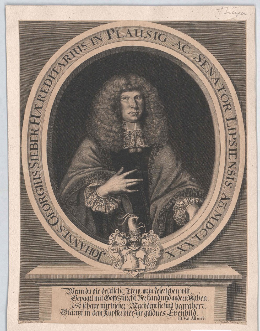 Johann Georg sifter av Artist Unknown