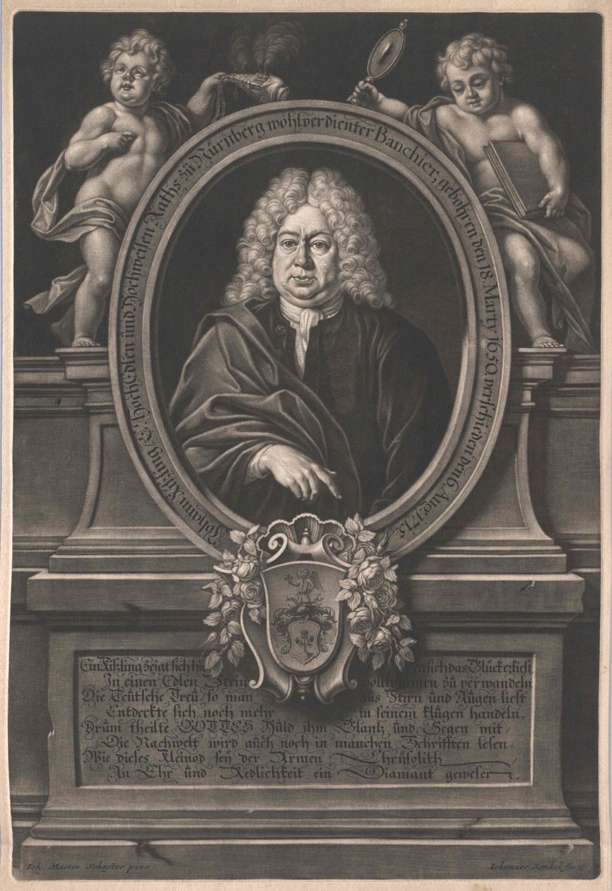 Johann Kiessling av Artist Unknown