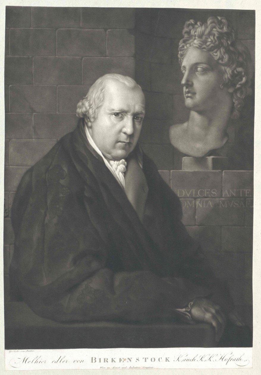 Johann Melchior adlig von Birkenstock av Artist Unknown