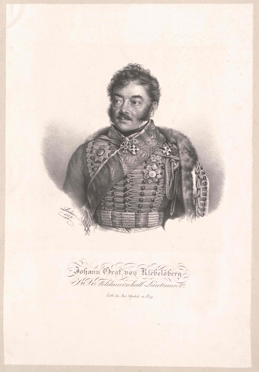 Johann Nepomuk greve av Klebelsberg av Artist Unknown